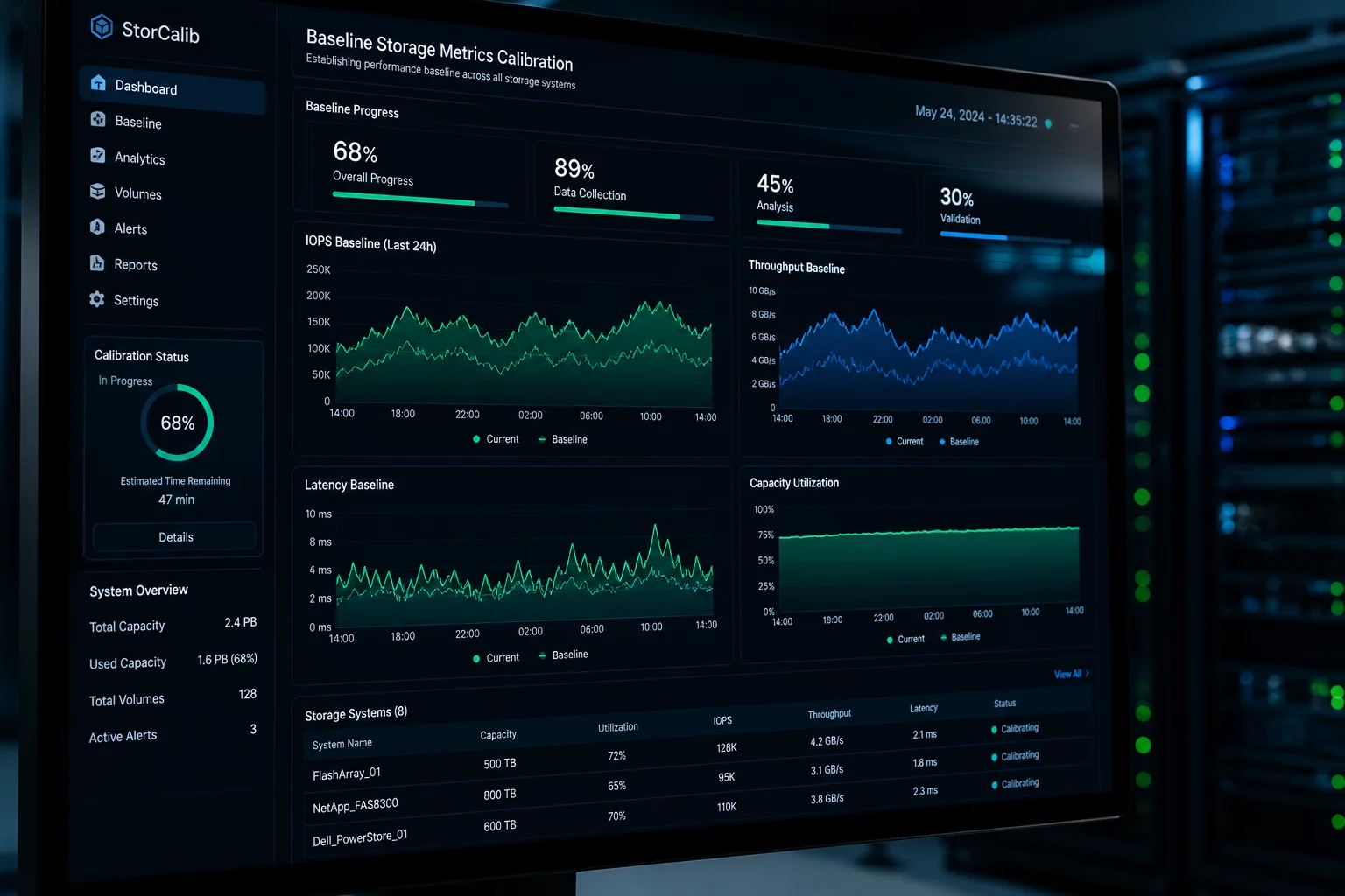 Identifying Baseline Storage Metrics